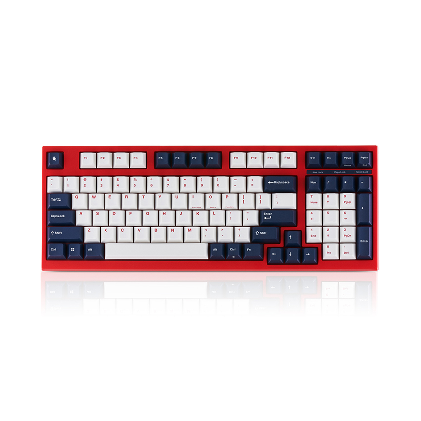 Bàn phím cơ Leopold FC980M PD Blue star Brown sw