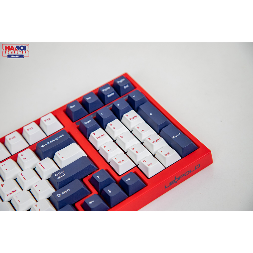 Bàn phím cơ Leopold FC980M PD Blue star Brown sw