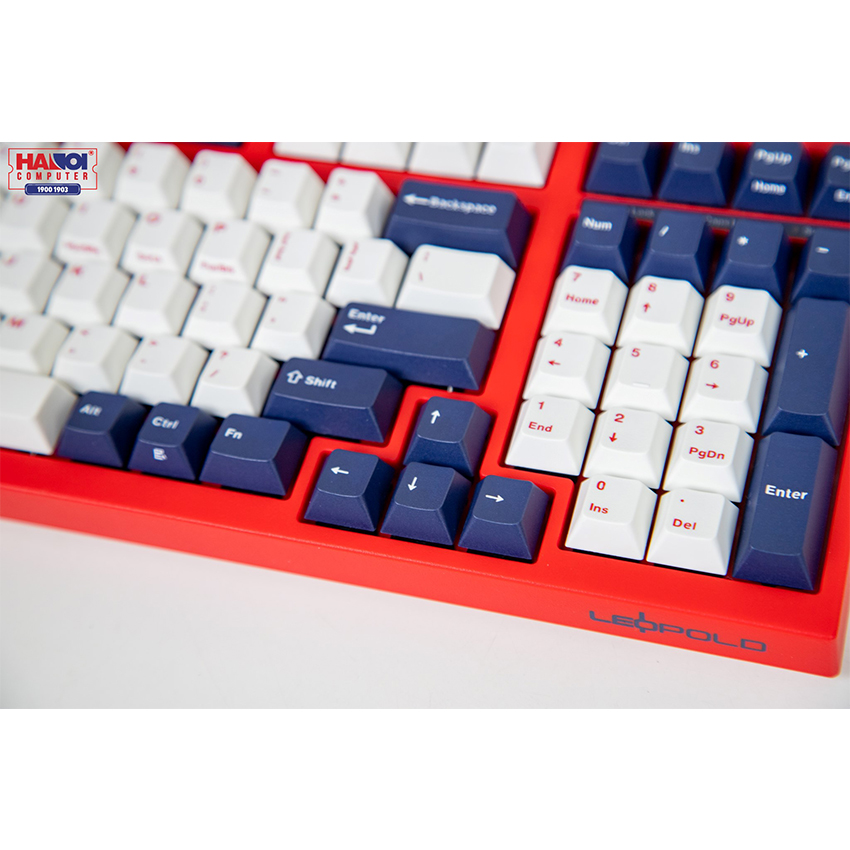 Bàn phím cơ Leopold FC980M PD Blue star Brown sw