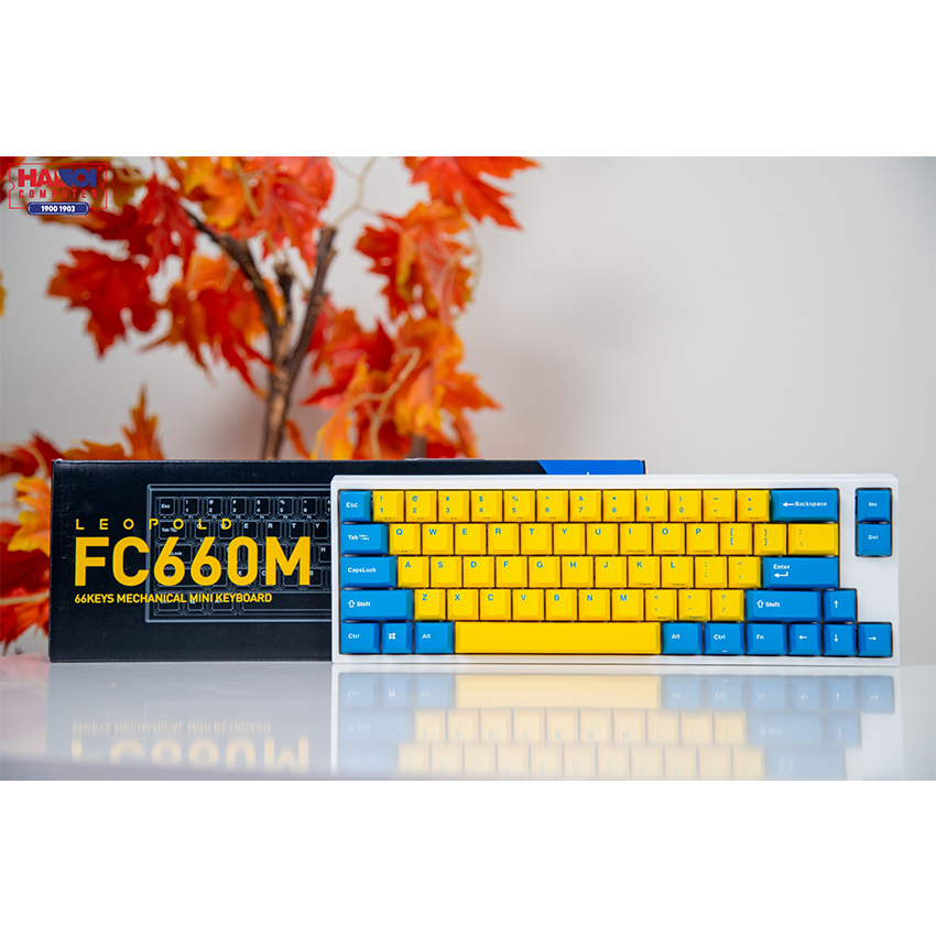 Bàn phím cơ Leopold FC660M PD Sweden Red sw