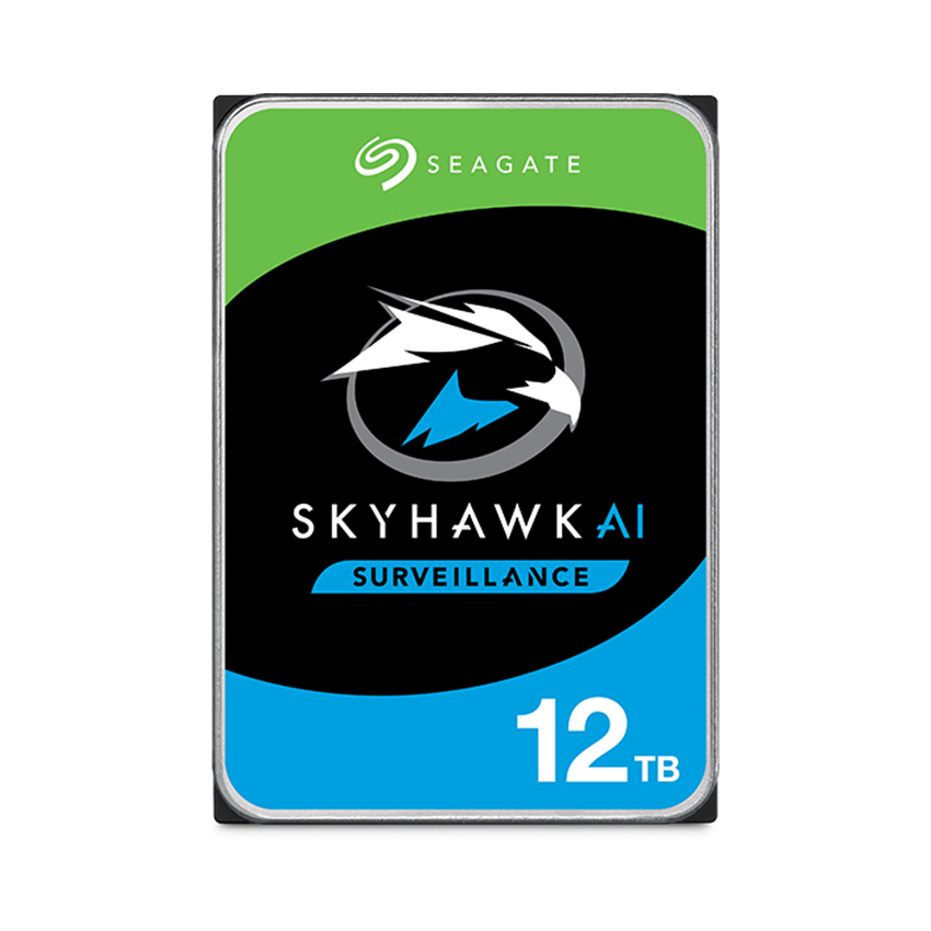Ổ cứng HDD Seagate SkyHawk AI 12TB 3.5 inch, 7200RPM, SATA3, 256MB Cache (ST12000VE0008)