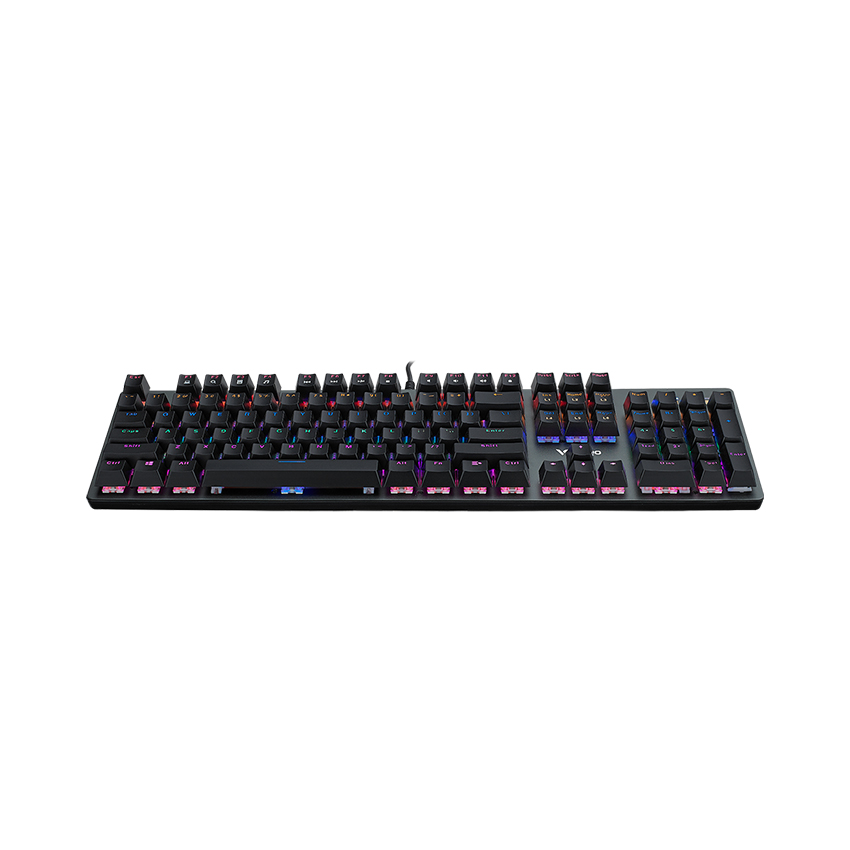 Bàn phím Rapoo V500SE đen Blue sw (USB/Led đa sắc)