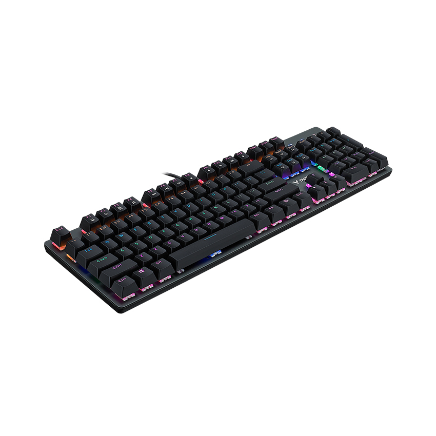 Bàn phím Rapoo V500SE đen Blue sw (USB/Led đa sắc)