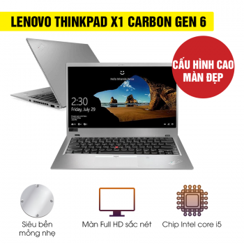 Lenovo Thinkpad X1 Carbon Gen 6 (i5-8350U/8Gb Ram/256Gb SSD)